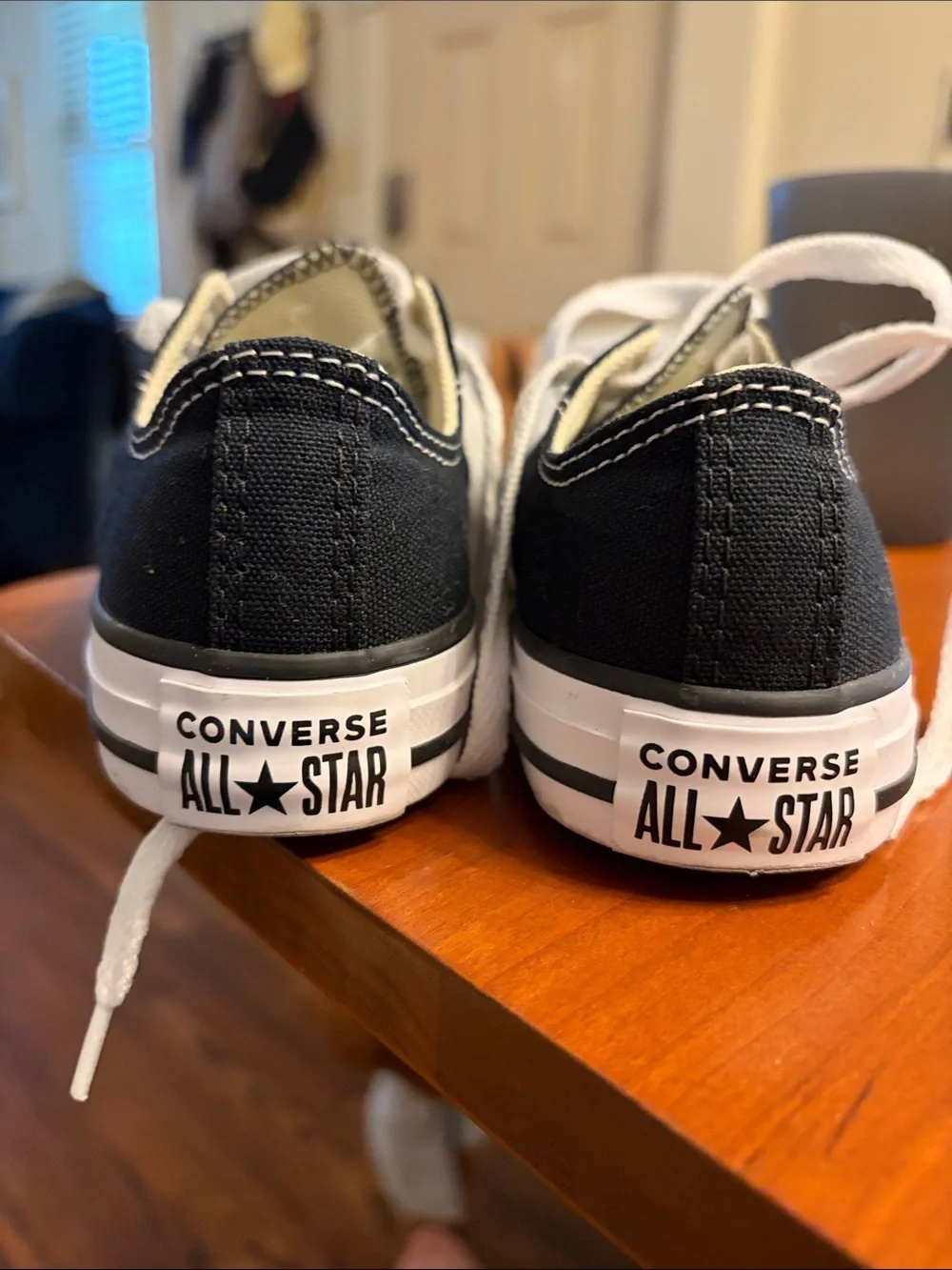 Converse Kids Black and White Low-Top Sneakers